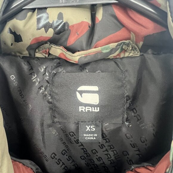 G-Star Raw Camo Quilted Puffer Jacket Women's XS - Picture 2 of 5